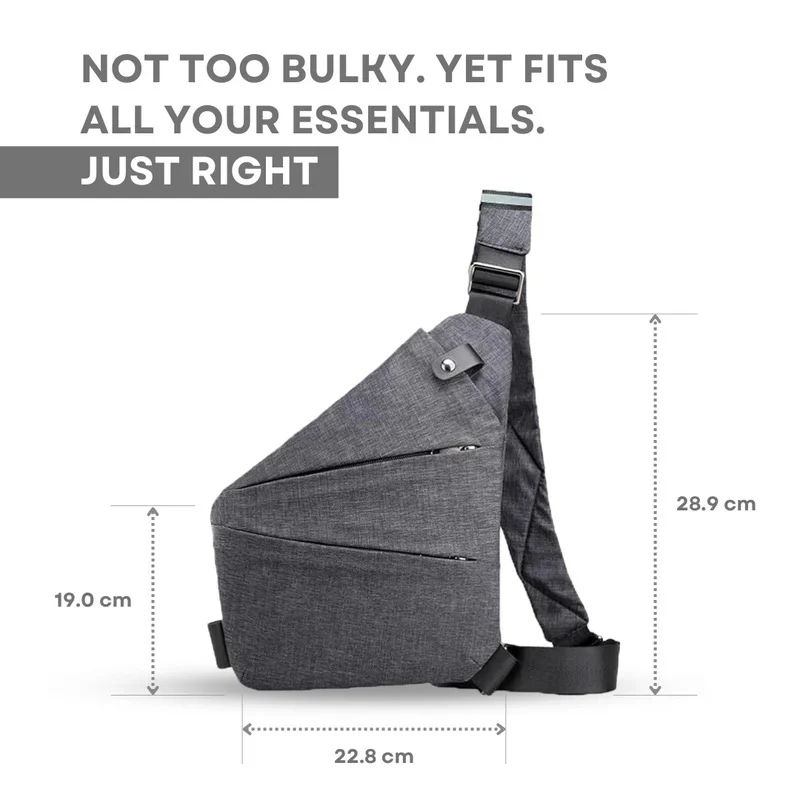 Unisex Anti-Theft Crossbody Bag - Image 22