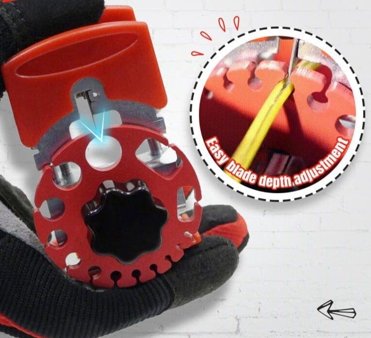 Universal Handheld Quick Strippers - Machine Combo with 10 Blades - Image 6