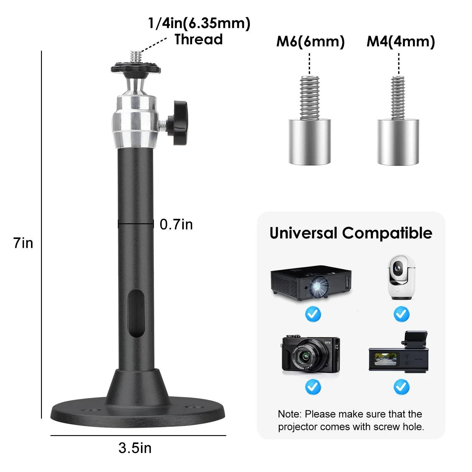 Universal Projector Ceiling Mount Kit - Image 6