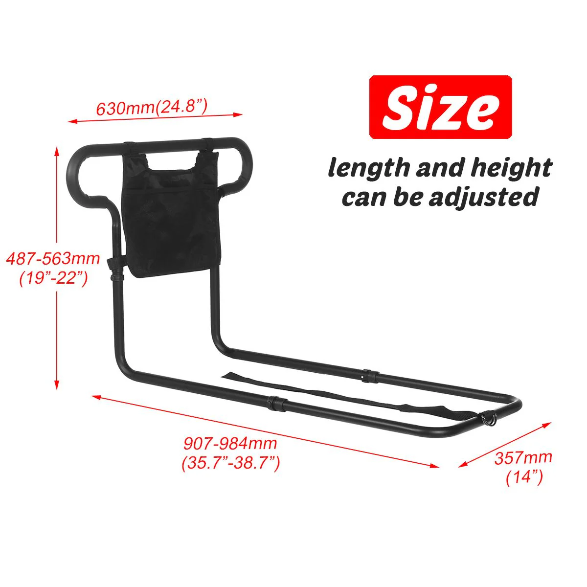 Universal Senior Bed Rail Elderly Assist - Image 3