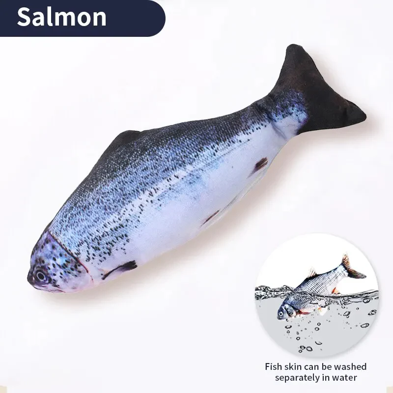 USB Charging Interactive Cat Toy Fish - Image 5