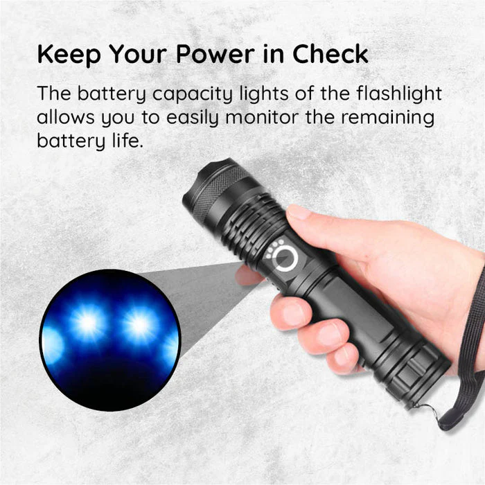 USB Powerful Flashlight Torch - Image 11