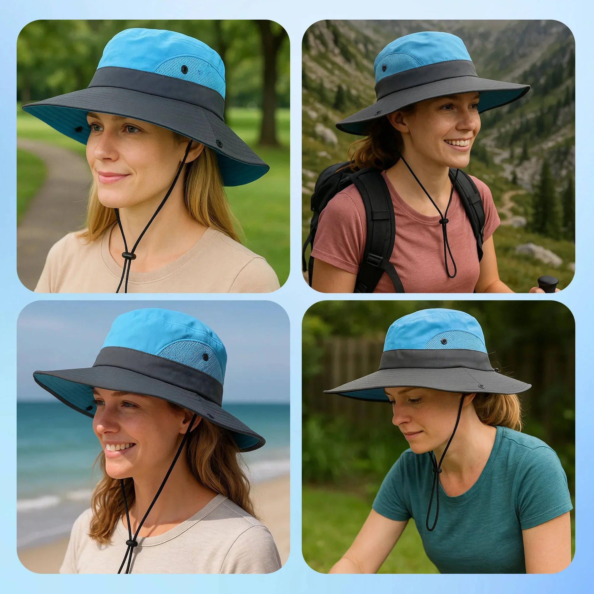 UV Protection Foldable Sun Hat - Image 5