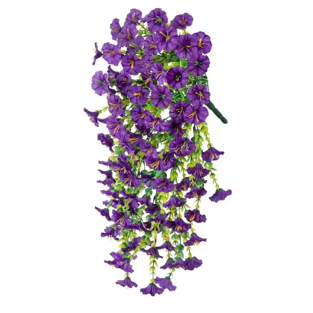 UV Resistant Artificial Morning Glory Flower Hanging Decor - Image 6