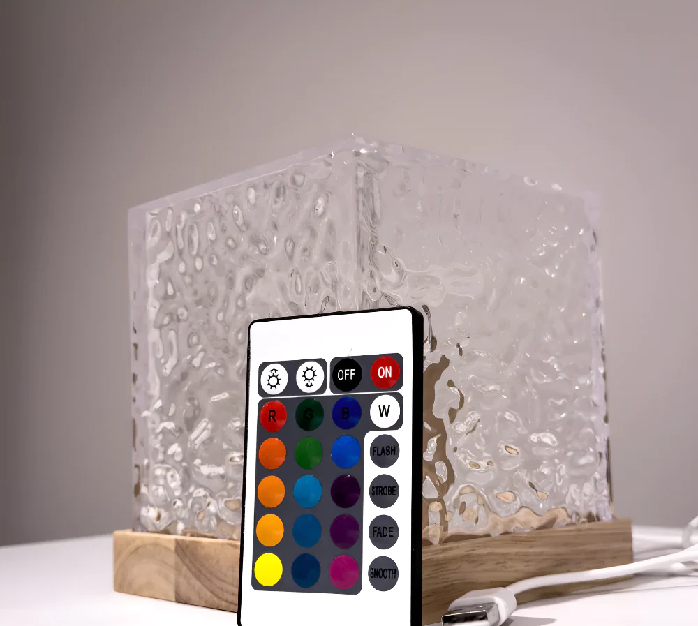 Vibrant 16 Colors Water Ripple Projector Night Light - Image 2