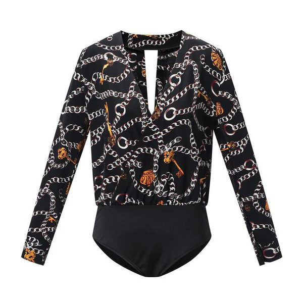 Vintage Printed Bodysuit - Image 4