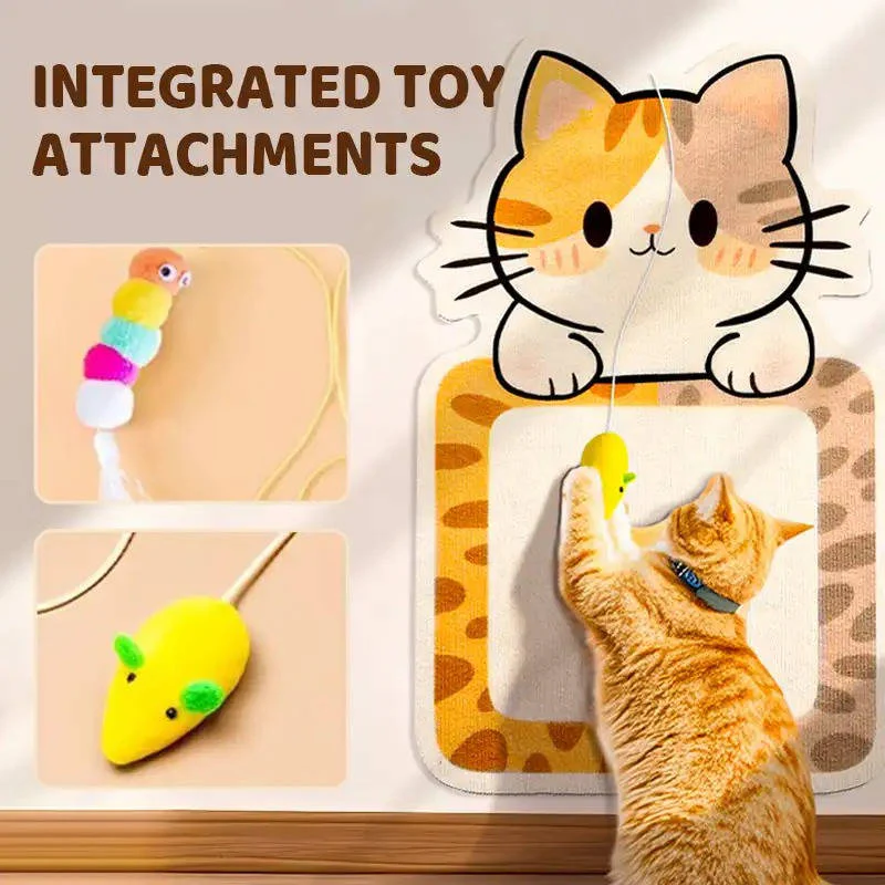 Wall Mounted Cat Scratching Post - Image 3
