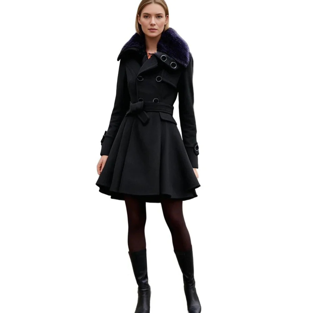 Warm and Long Winter Coat For Women - Image 10
