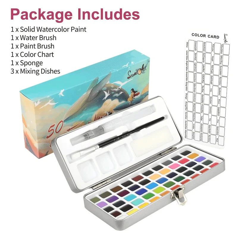 Watercolor Paint Set - Image 2