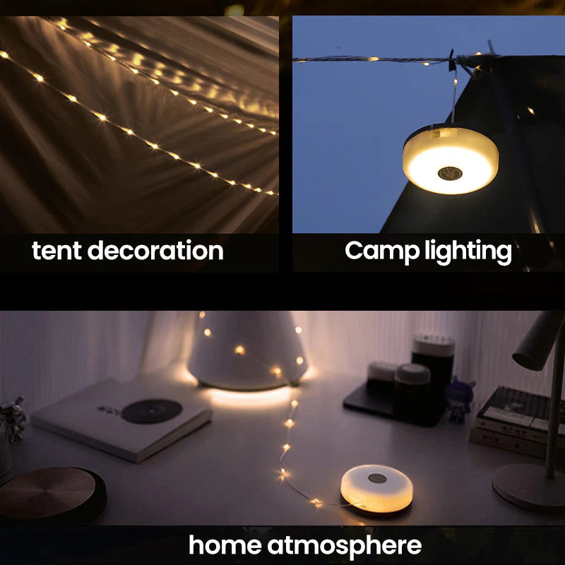 Waterproof, Portable, Stowable String Of Lights For Outdoor Use - Image 4