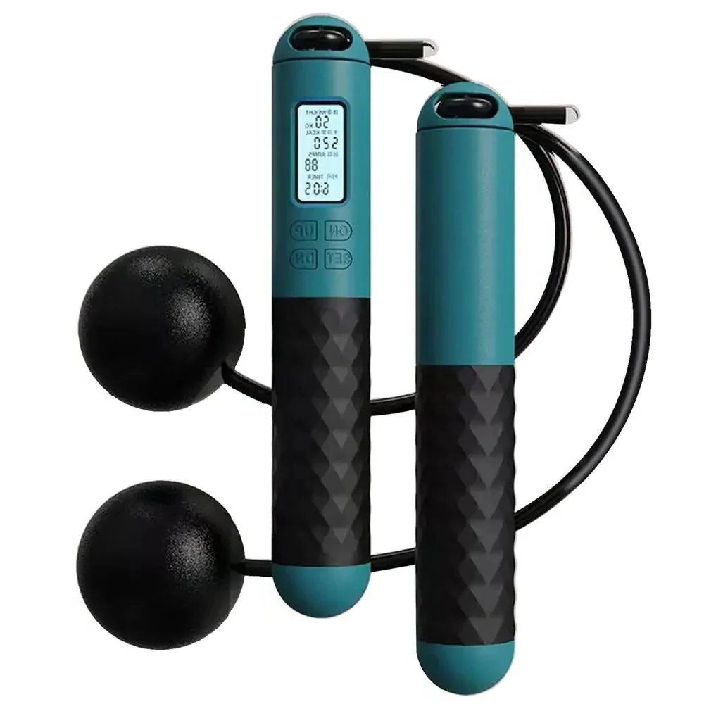 Weighted Cordless Jump Rope with Counter - Image 5