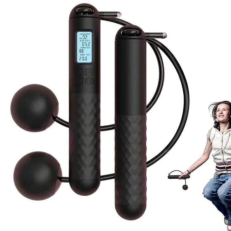 Weighted Cordless Jump Rope with Counter - Image 8