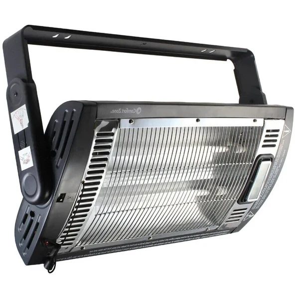 Wide Range Outdoor Electric Wall Mounted Infrared Patio Heater - Image 3