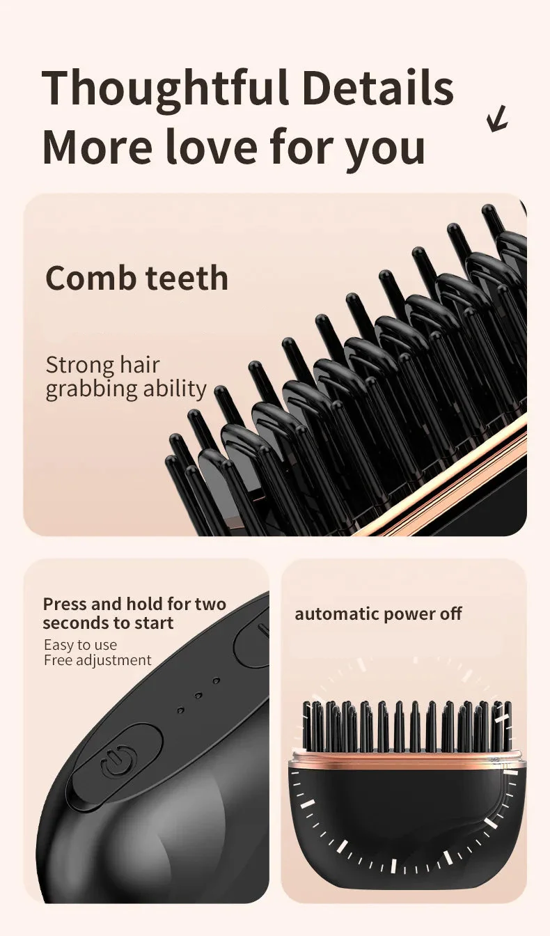 Wireless 2 in 1 Portable Ceramic Hair Straightener - Image 3