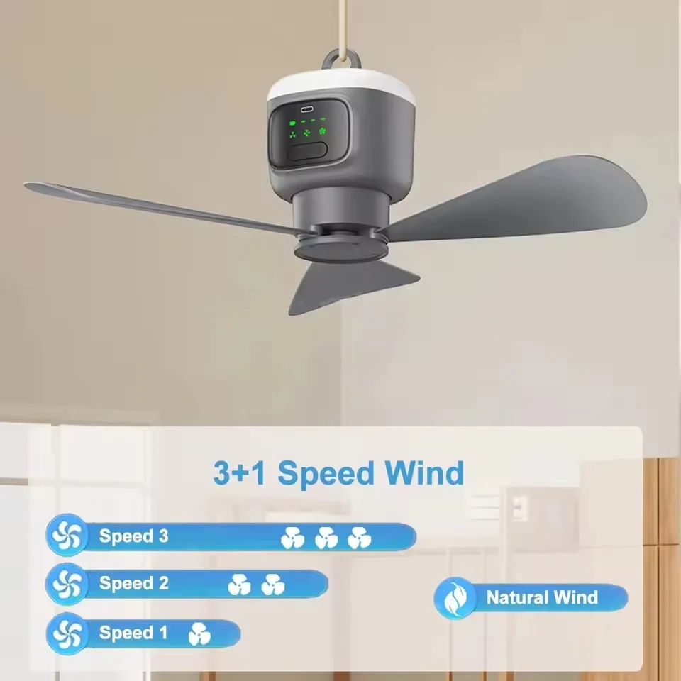 Portable Wireless Celling Fan - Image 3