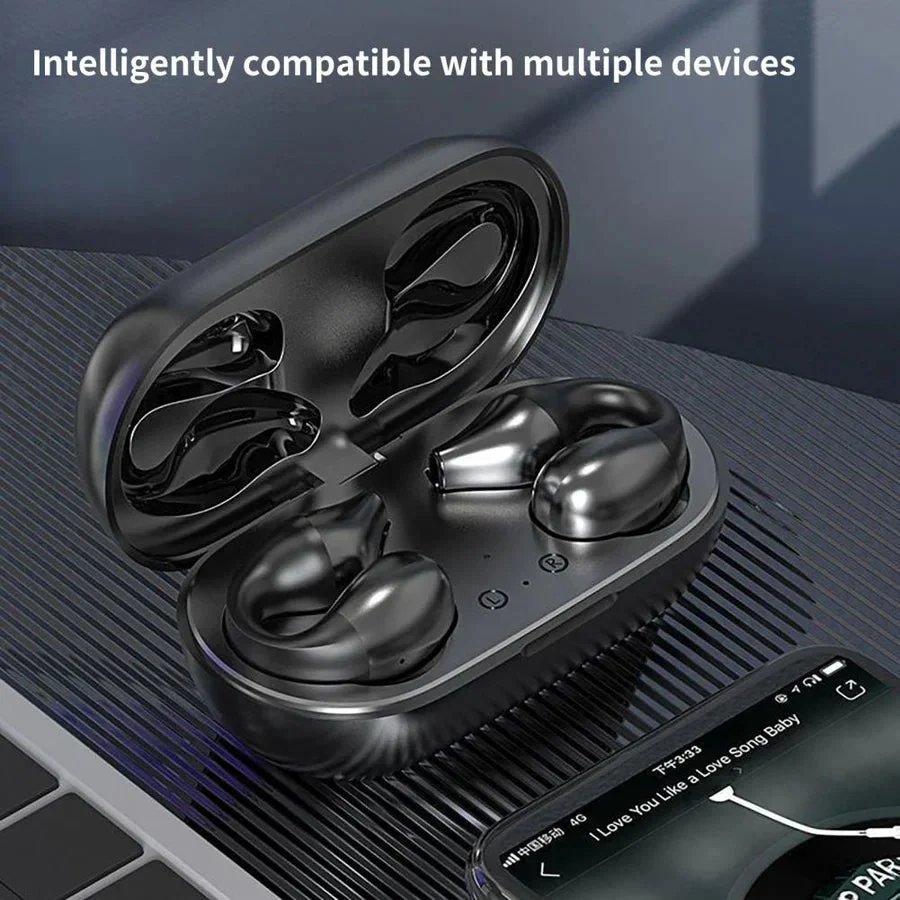 Wireless Ear Clip Bone Conduction Headphones - Image 9