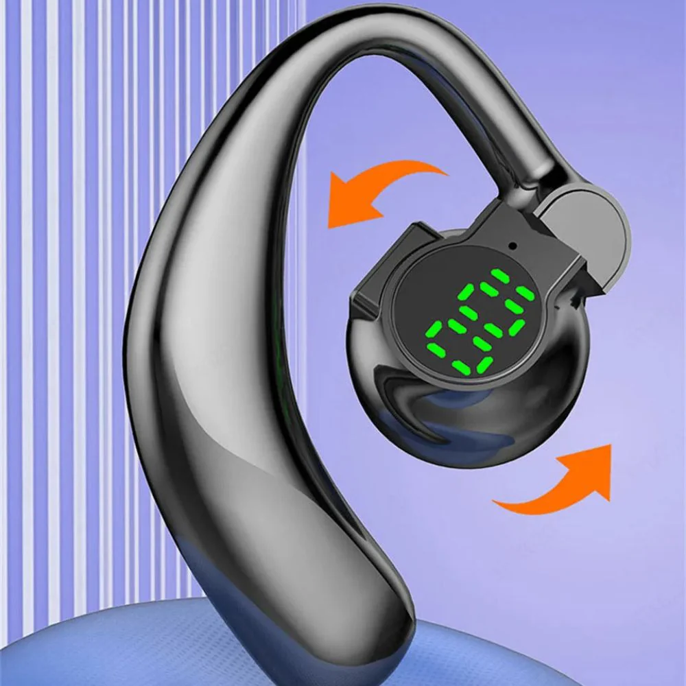 Wireless Noise Canceling Bluetooth Ear Hook Headphones - Image 5