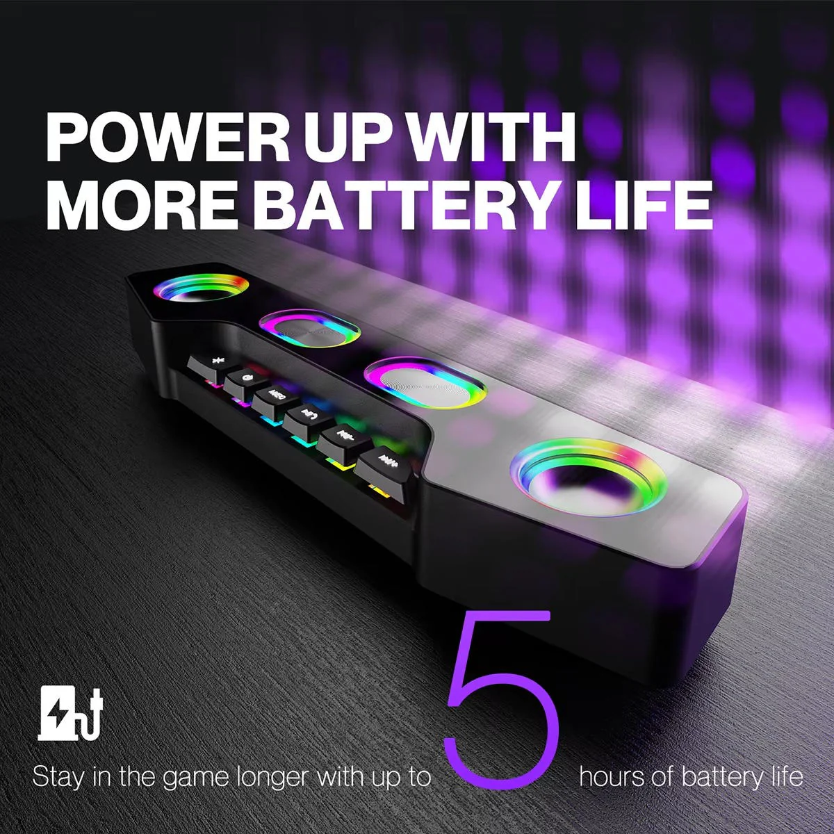 Wireless RGB Computer Speakers - Image 6