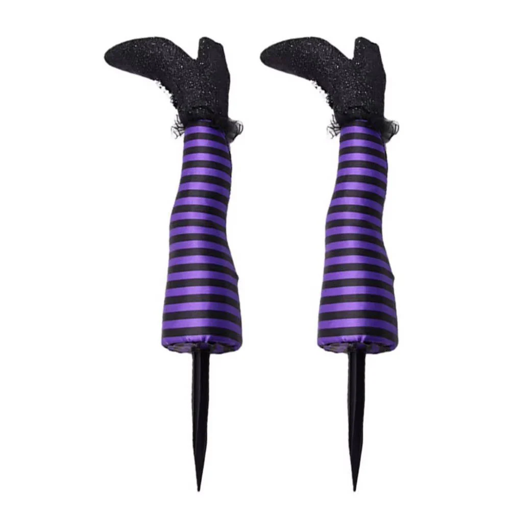 Witch Legs Halloween Decoration - Image 4