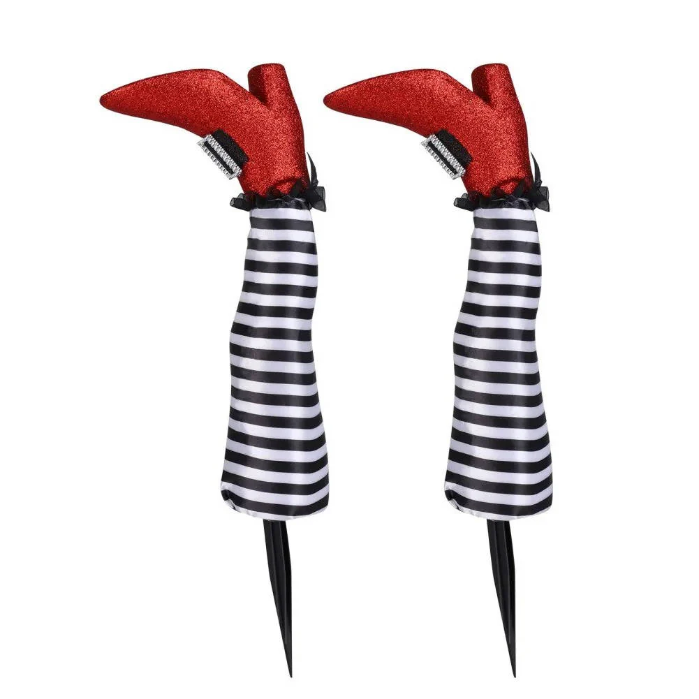 Witch Legs Halloween Decoration - Image 5