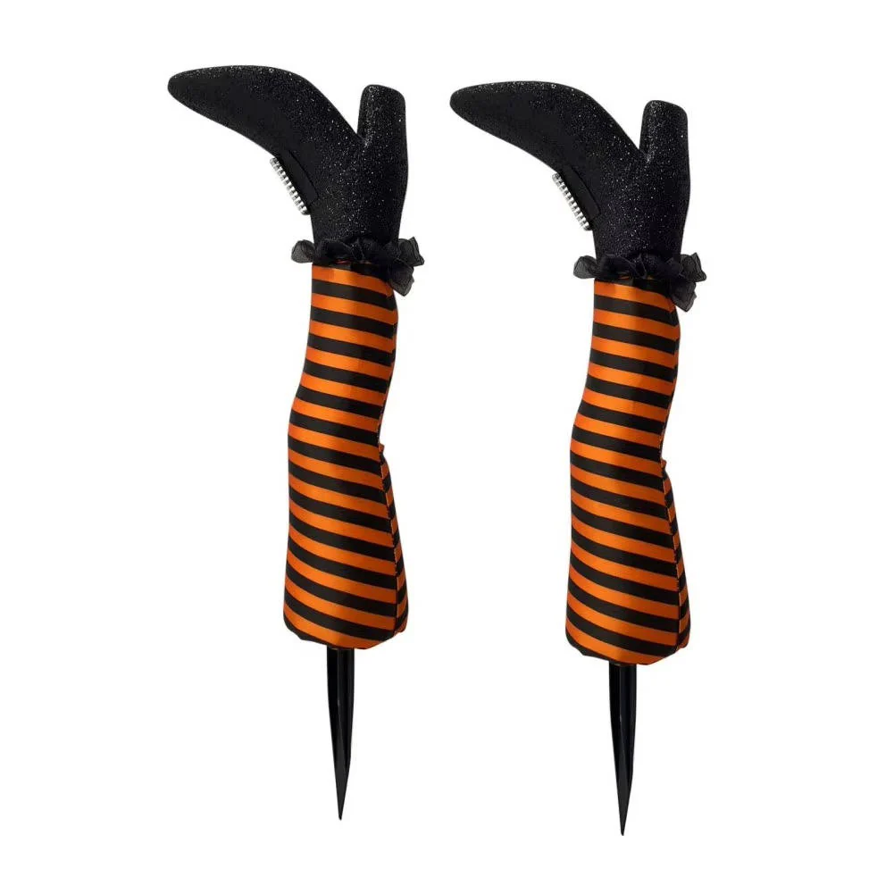 Witch Legs Halloween Decoration - Image 9