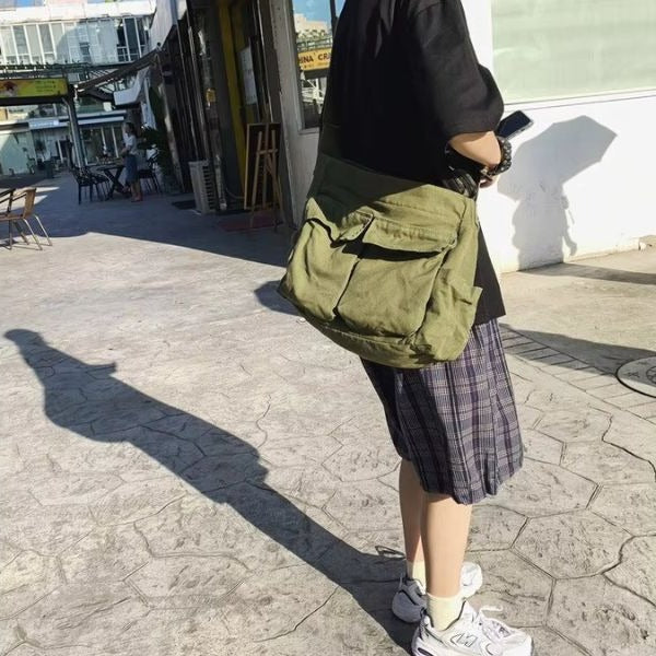 Women’s Large Shoulder Messenger Bag - Image 11