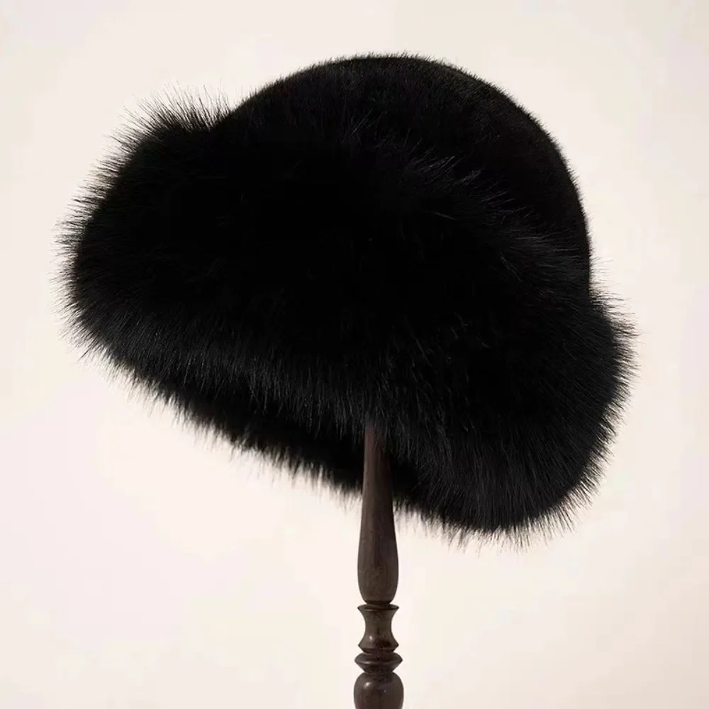 Women’s Plush Winter Bucket Hat - Image 2