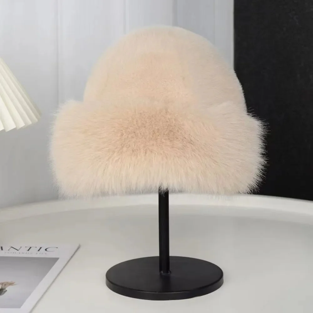 Women’s Plush Winter Bucket Hat - Image 3