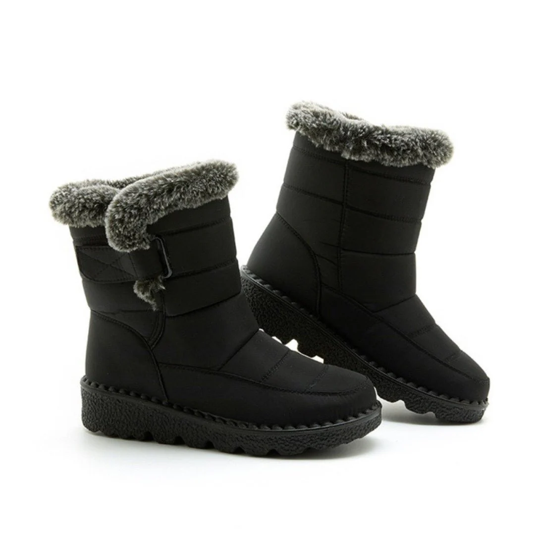 Womens Waterproof Heeled Snow Boot