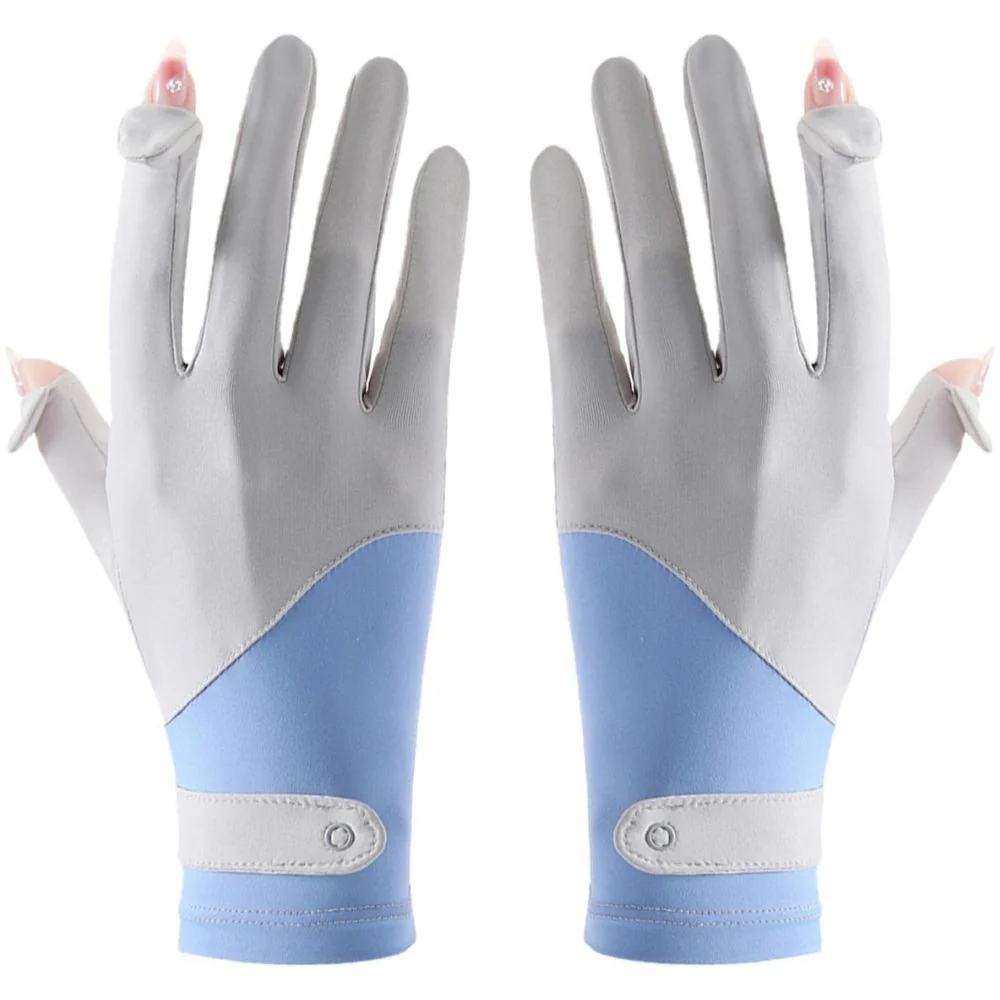 Womens Breathable UV Sun Protection Driving Gloves - Image 5