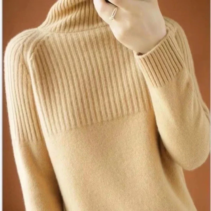 Women's Cashmere Sweater Turtleneck - Image 11