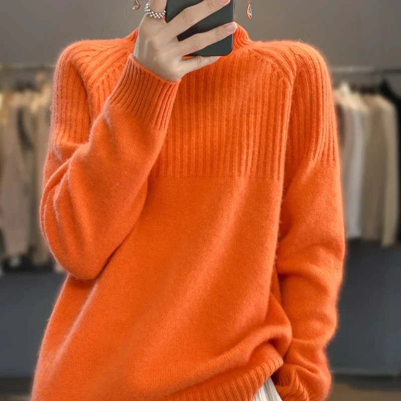 Women's Cashmere Sweater Turtleneck - Image 7