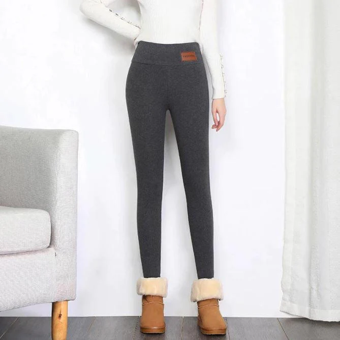 Women's fleece winter leggings - Image 18
