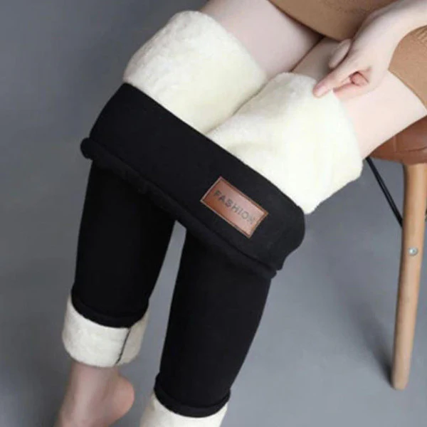 Women's fleece winter leggings - Image 5