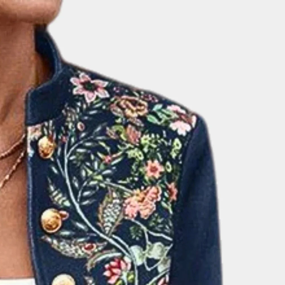 Women's Floral Blazer - Image 2