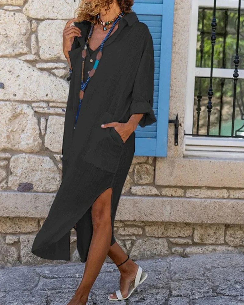 Women's Linen Dress - Image 4