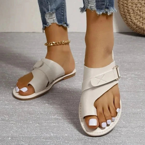 Women's Orthopedic Bunion Correction Leather Sandals - Image 6