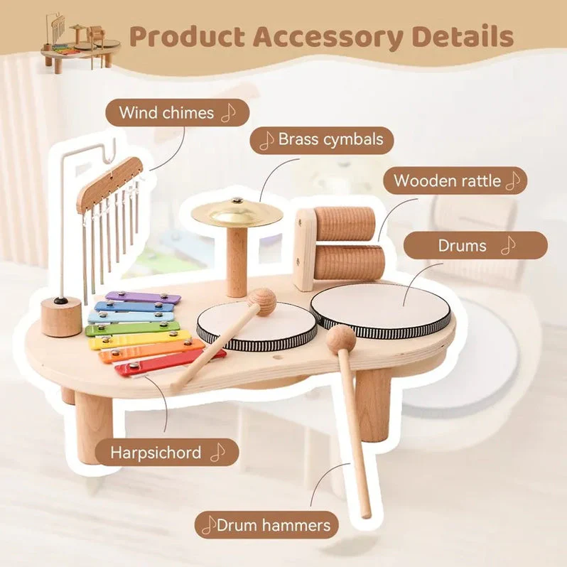Wooden Music Station - Creative Musical Fun For Little Ones - Image 6