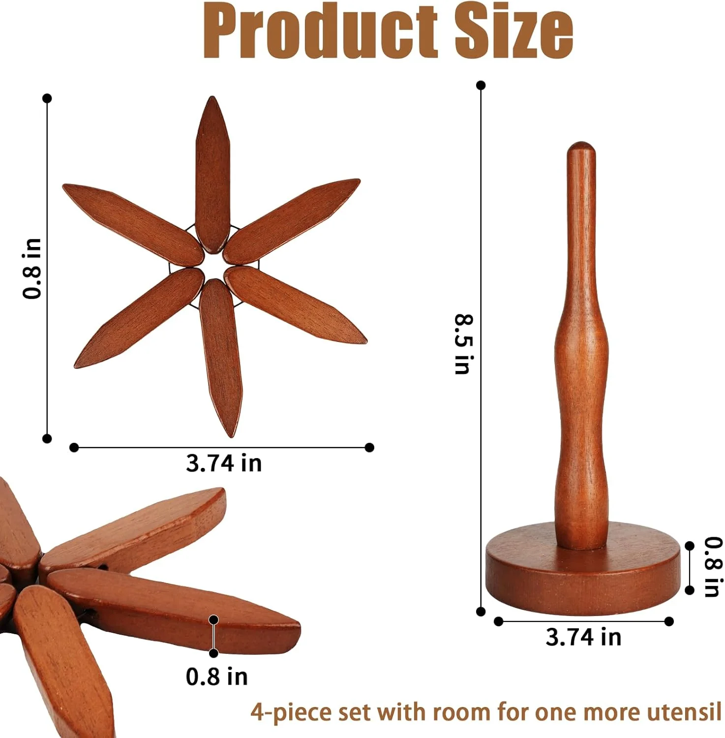 Wooden Trivets For Hot Dishes - Image 6