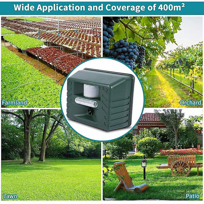 Ultrasonic Bird Repeller for Woodpeckers Outdoor Pest Control Device - Image 8