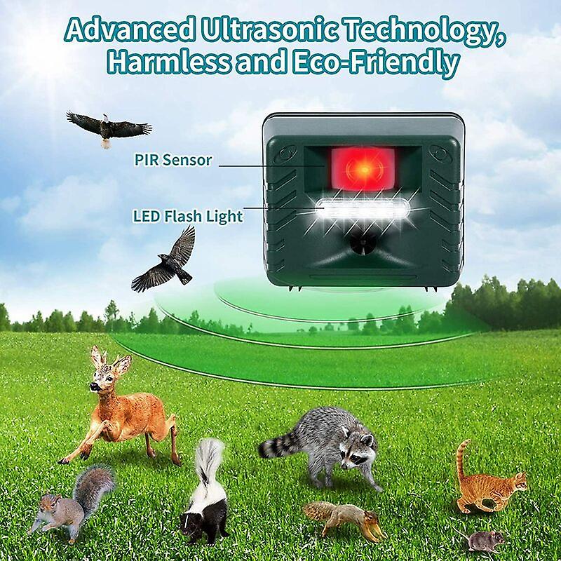 Ultrasonic Bird Repeller for Woodpeckers Outdoor Pest Control Device - Image 9